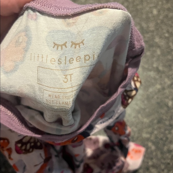 B-WP Butterfly Kisses Print Pajama Set by Little Sleepies - Picture 2 of 4